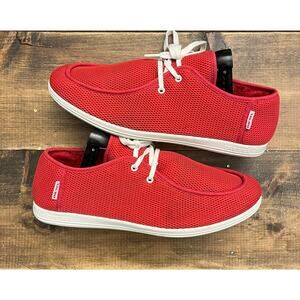 Mens Diesel Kikko Lace Wally Slip On Shoes Size 13 Red White